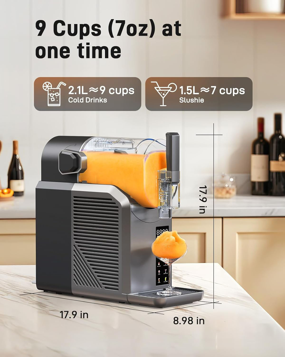 🍹 7-in-1 Frozen Drink & Slushie Maker – Fast Ice Slush, Smoothies & Party Drinks in Minutes