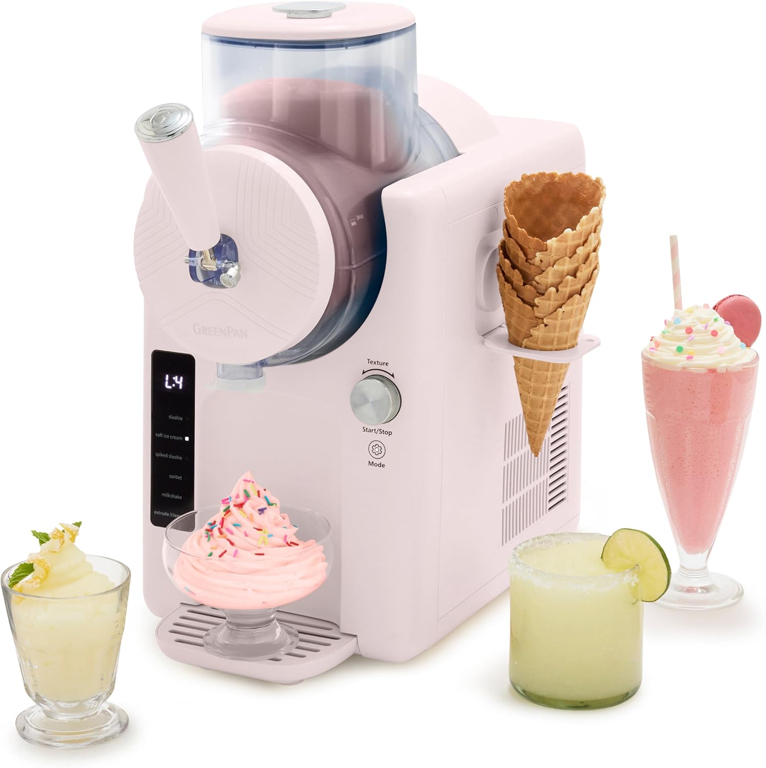 🍦 All-in-One Ice Cream & Slushie Machine – Soft Serve, Milkshakes, Sorbet & More in 15 Minutes