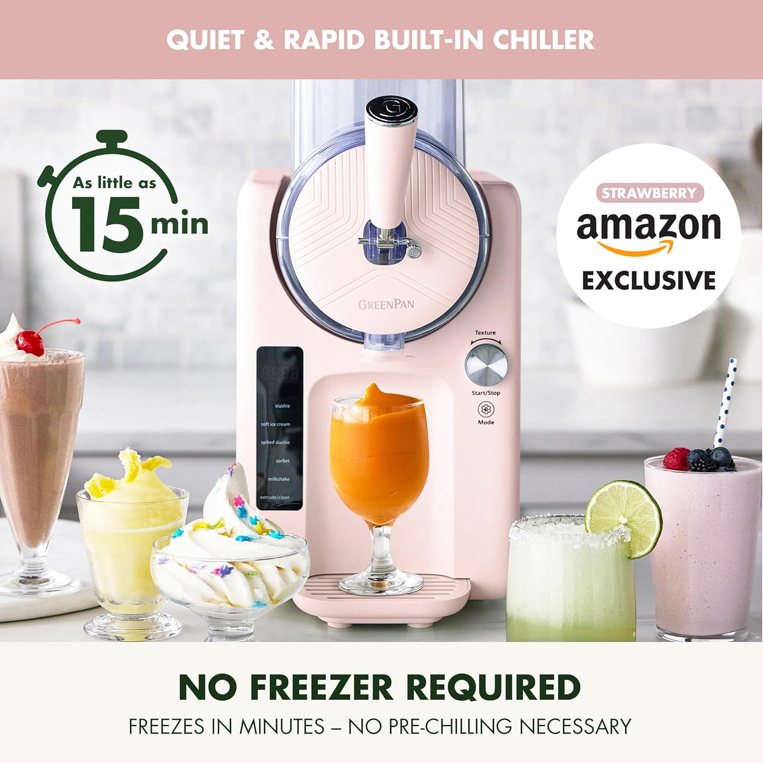 🍦 All-in-One Ice Cream & Slushie Machine – Soft Serve, Milkshakes, Sorbet & More in 15 Minutes