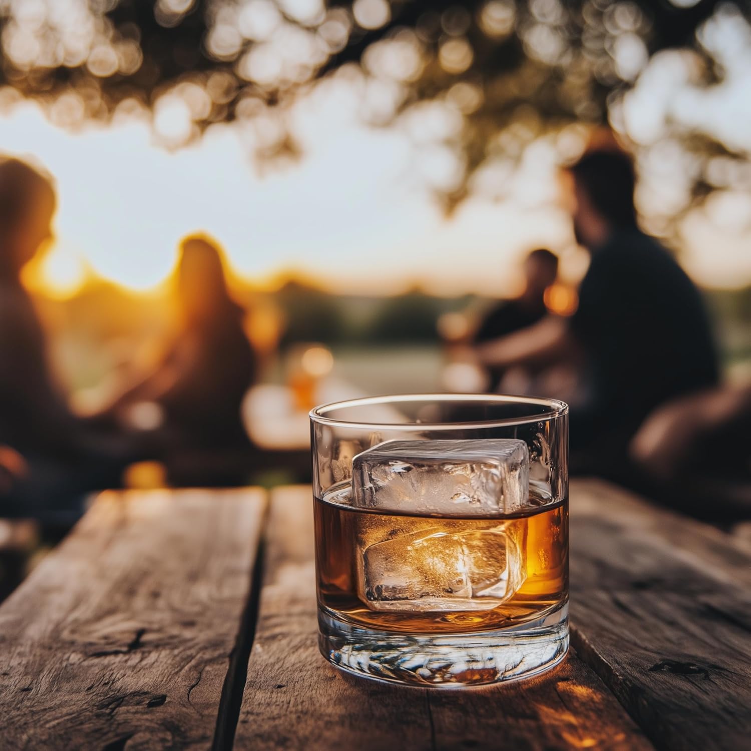 🧊 Large Silicone Ice Cube Trays — Slow-Melting Ice for Perfect Drinks Every Time